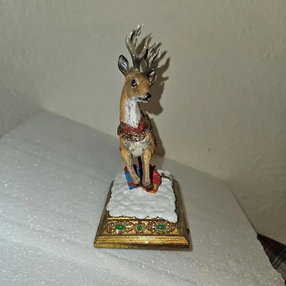 Joseph's Studio Festive Santa and Reindeer Stocking Holder Set